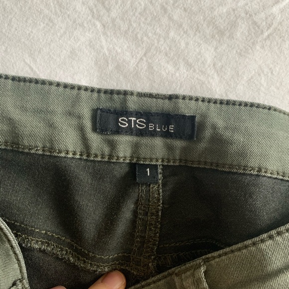 STS Blue Army Green Jeans - Picture 4 of 5